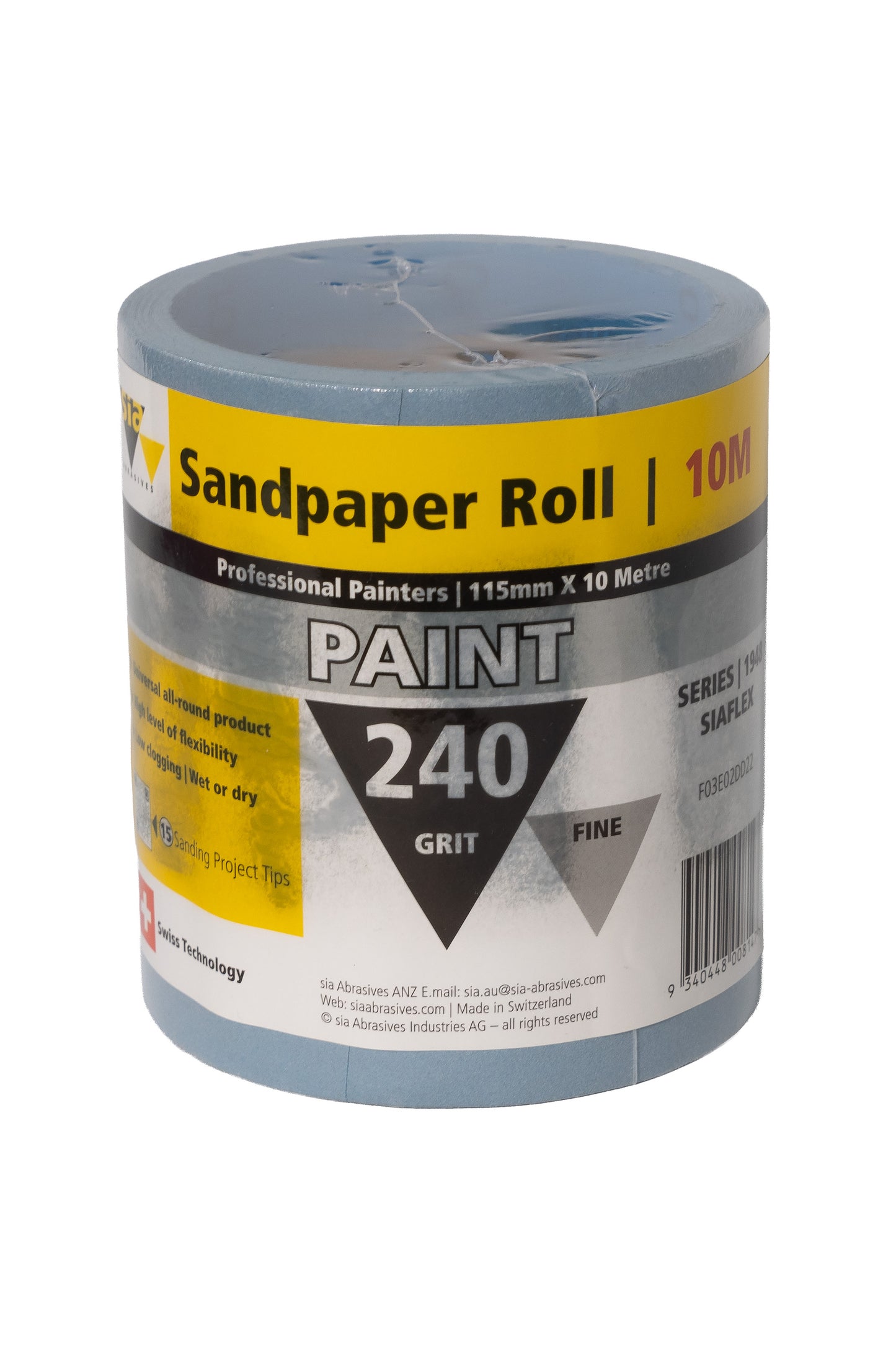 SIA Sandpaper Roll 10M 240 GRIT