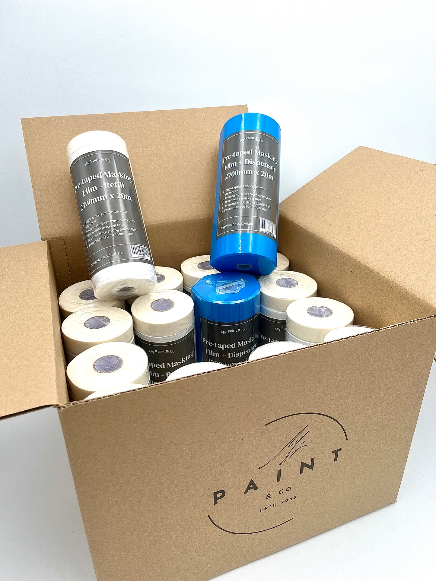 Pre-taped Masking Film