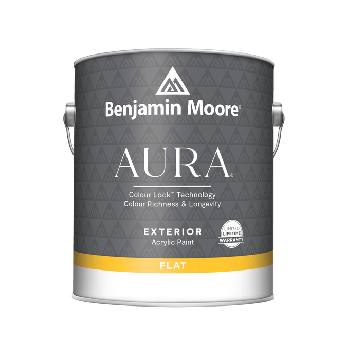 Aura Waterborne Exterior Paint - Flat Finish 629
