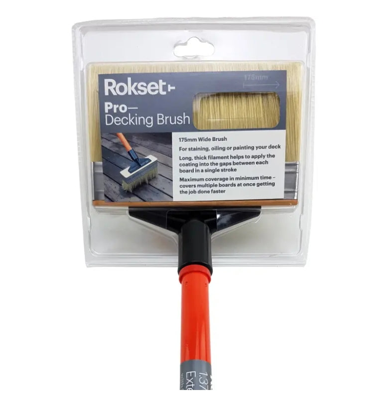 Rokset Pro Decking Brush 175mm