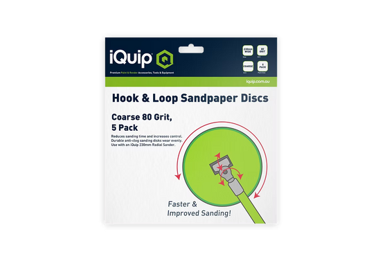 IQuip Radius Sandpaper 5pk