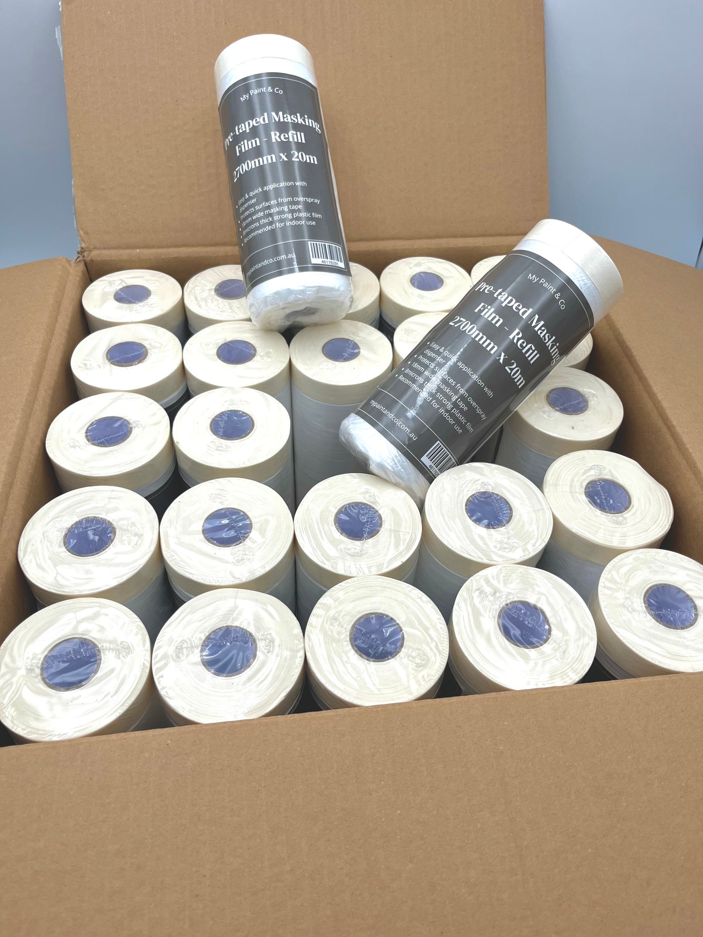 Pre-taped Masking Film