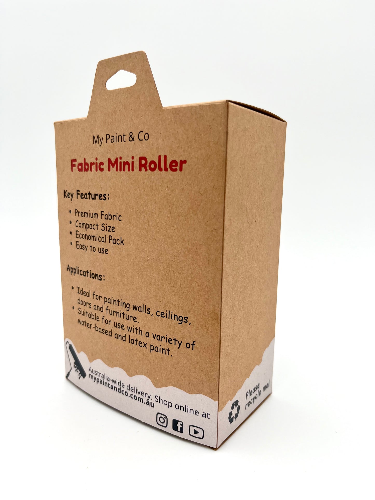 Fabric Mini Roller 100mm 11mm Nap 10 pack