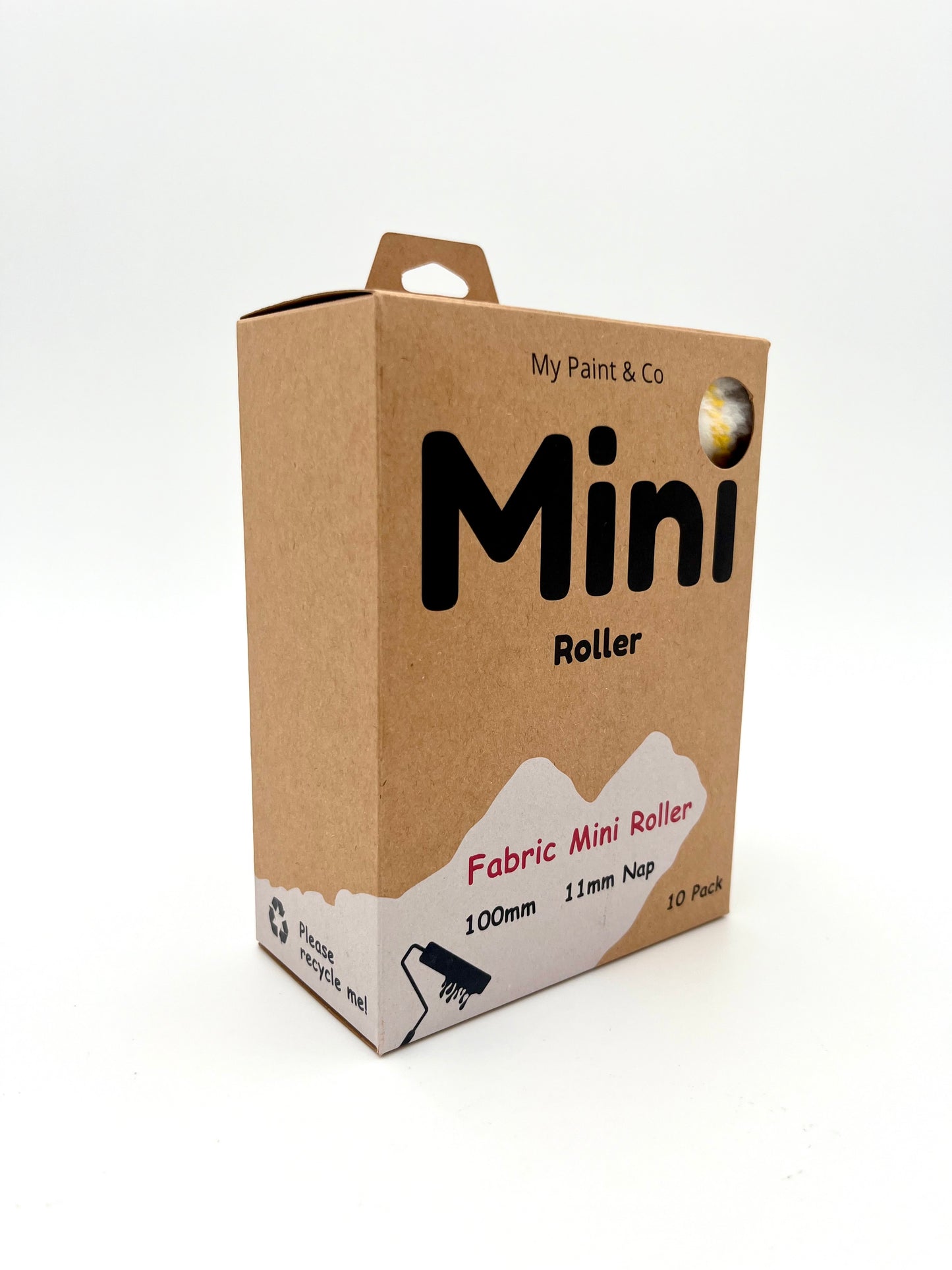 Fabric Mini Roller 100mm 11mm Nap 10 pack