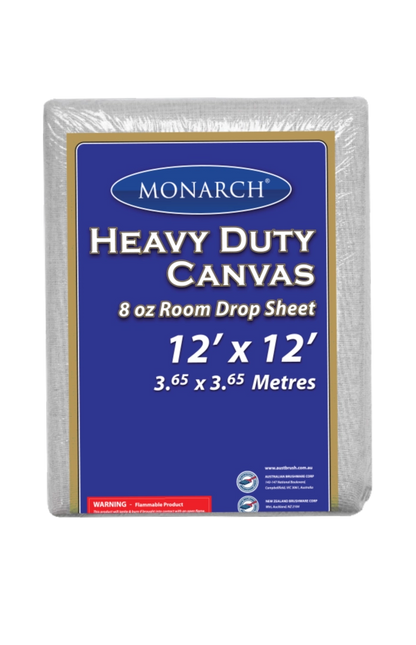 Monarch Heavy Duty Canvas Room Drop Sheets 8oz
