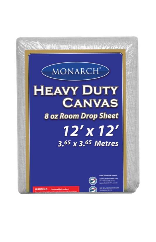 Monarch Heavy Duty Canvas Room Drop Sheets 8oz