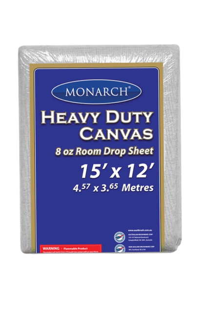 Monarch Heavy Duty Canvas Room Drop Sheets 8oz